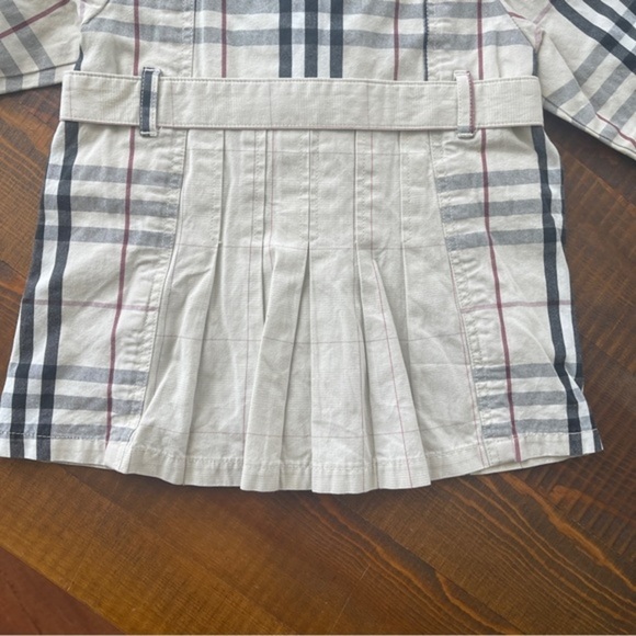 Kid Coat trench hood 4T Burberry beige - Picture 5 of 6